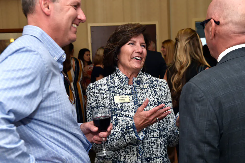 John Chambers College of Business and Economics and partner Encova Mutual Insurance Group celebrate the renaming of the Brickstreet Center of Innovation – now named the Encova Center of Innovation. 