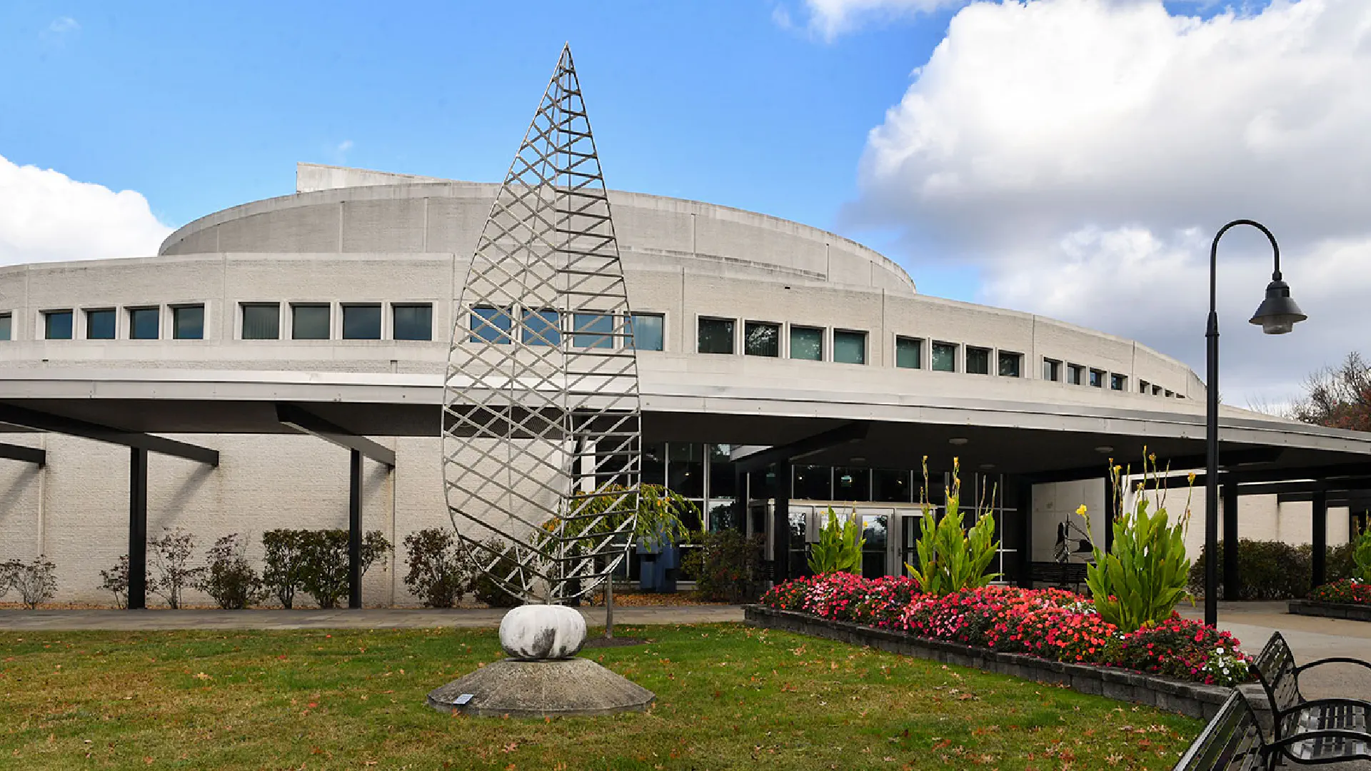 Main entrance of the Canady Creative Arts Center